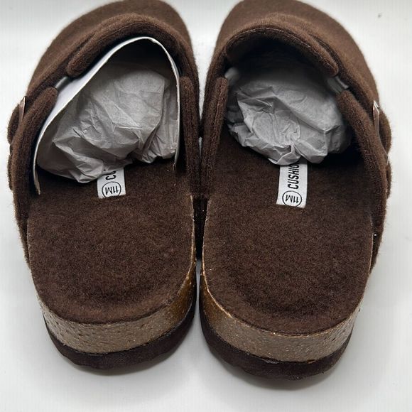 CUSHIONAIRE Womens Clog 11 BROWN WOOL - Picture 4 of 7